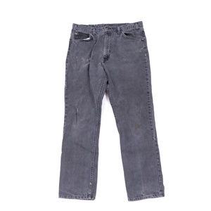 80s Streetwear Men 34x30 Straight Leg Jeans Black